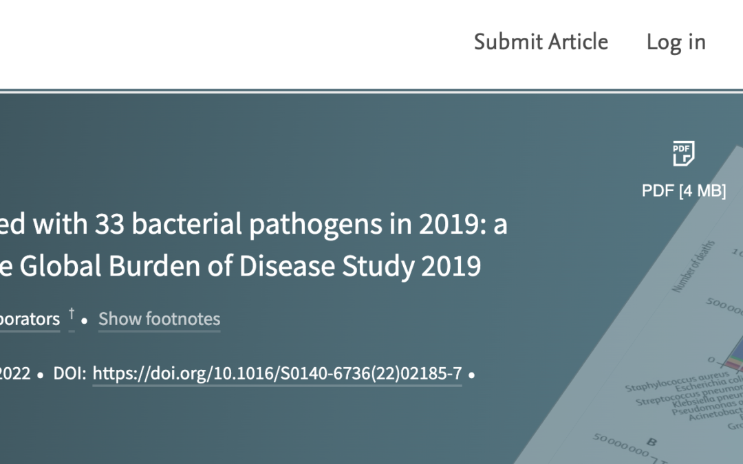 The Lancet: un decesso su otto nel 2019 associato a infezioni batteriche, la seconda causa di morte a livello globale